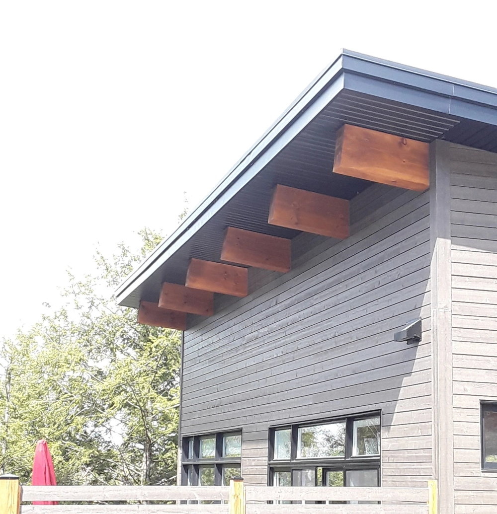 Poutre PIN BLANC fini plané Exterol couleur inconnue