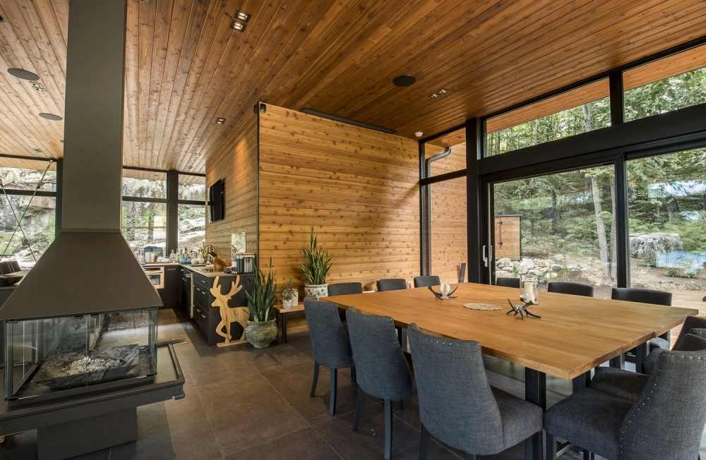 Cèdre ROUGE noueux fini sablé Primol Greenol couleur Douglas