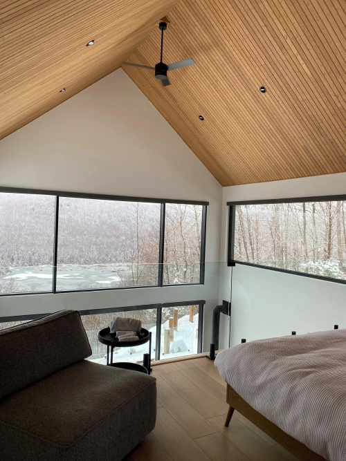 Épinette noueuse fini sablé couleur Bois Vaporisé