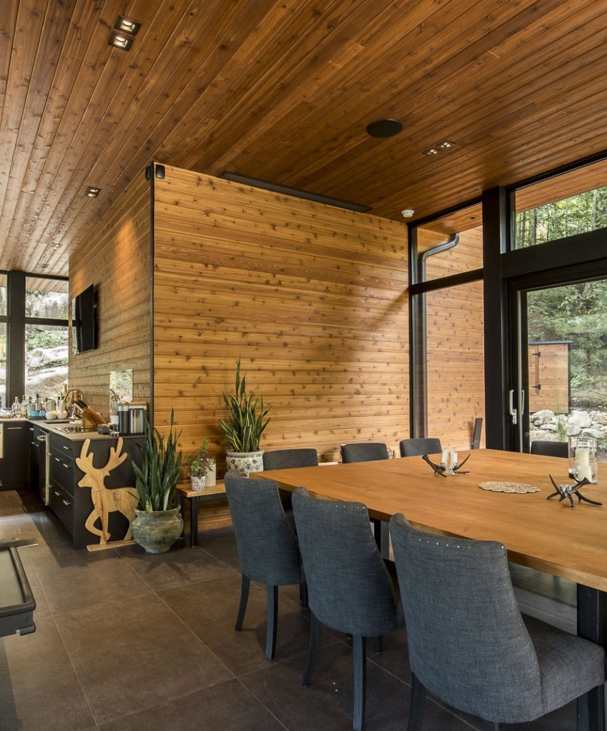 Cèdre ROUGE noueux fini sablé Primol Greenol couleur Douglas